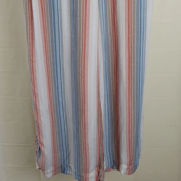 NWOT AE Wide Leg Pants Striped Size Medium - Picture 2 of 13